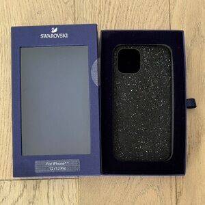 Swarovski Sparkling Black Phone Case for iPhone 12/12 Pro